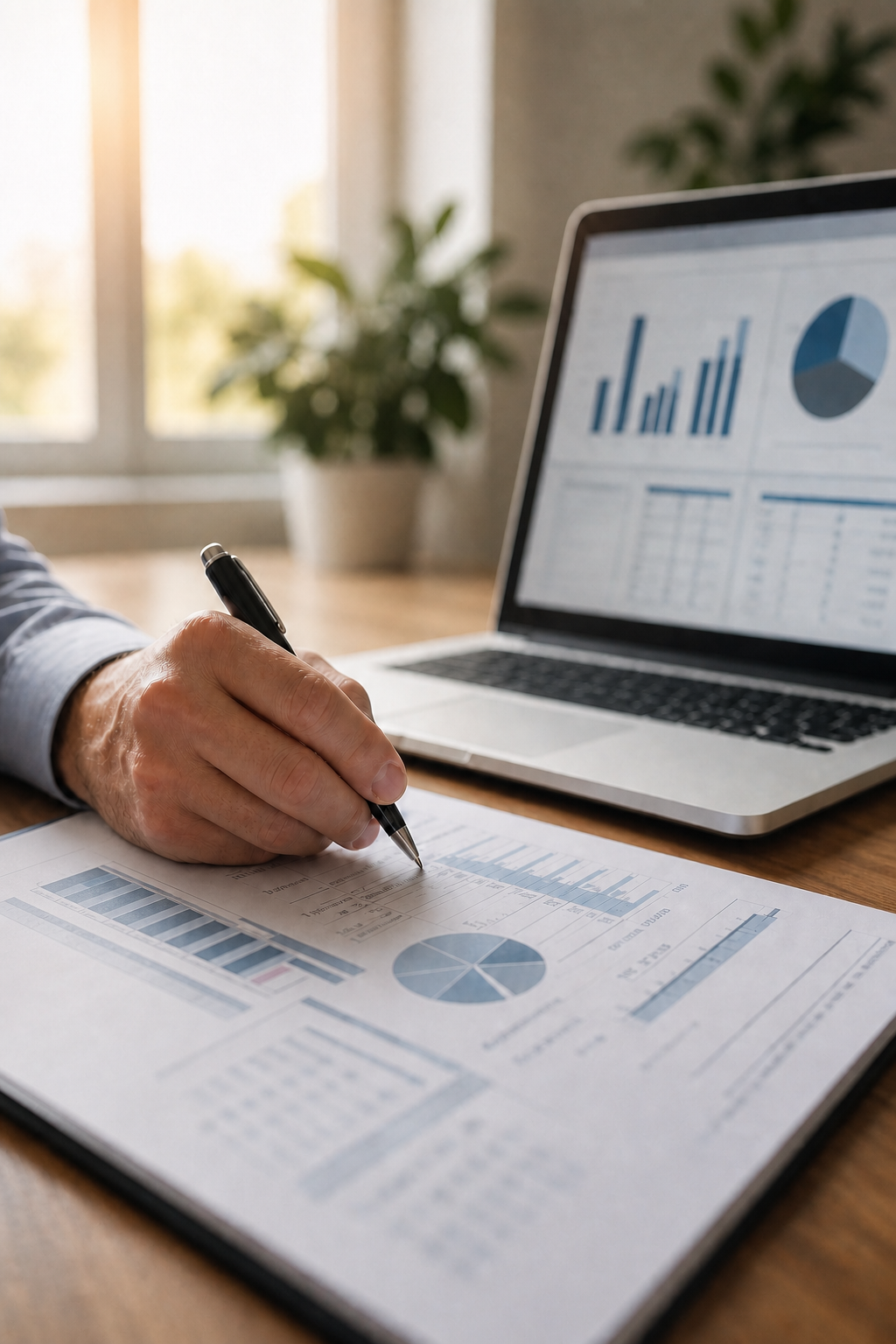 Accountant Note Taking on Financial Report-2 Accountant Note Taking on Financial Report-2